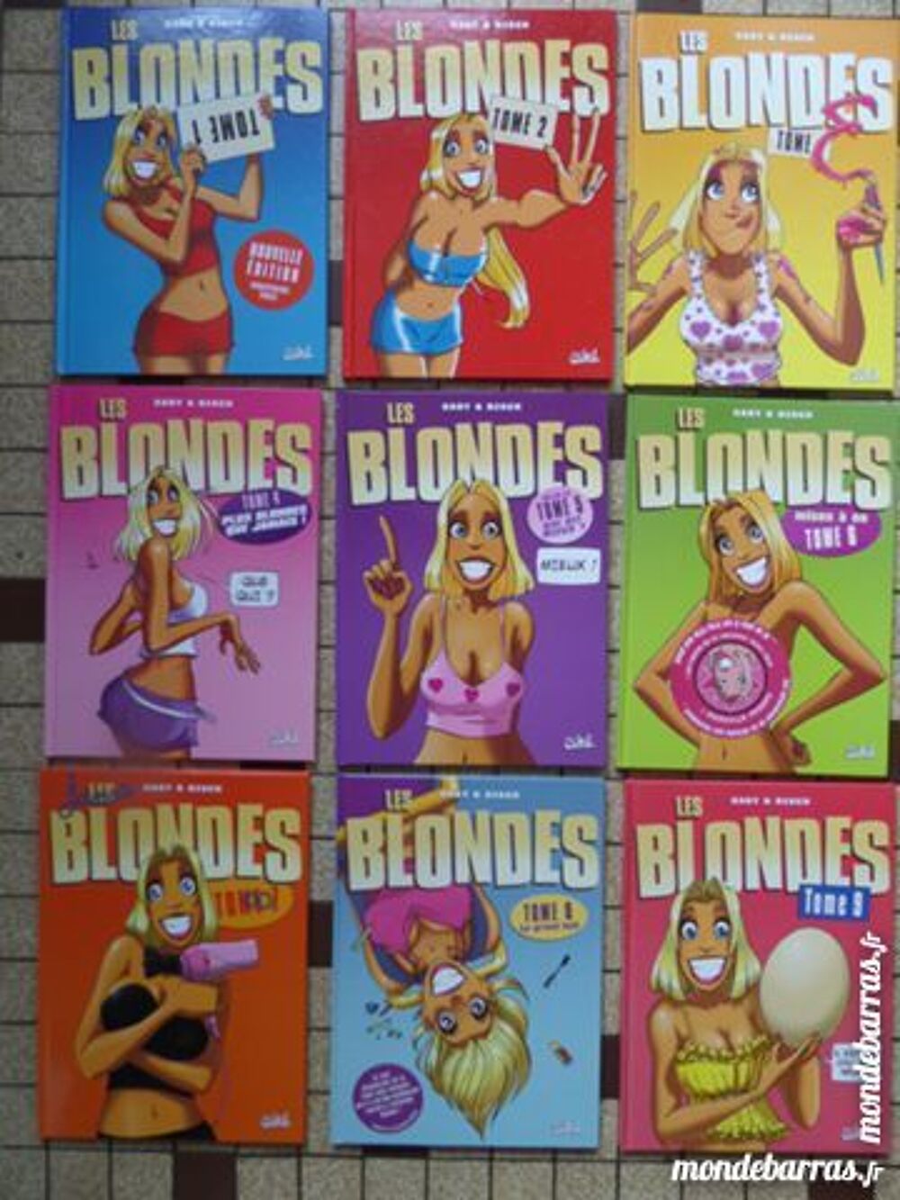 bandes dessin&eacute;es les BLONDES Livres et BD
