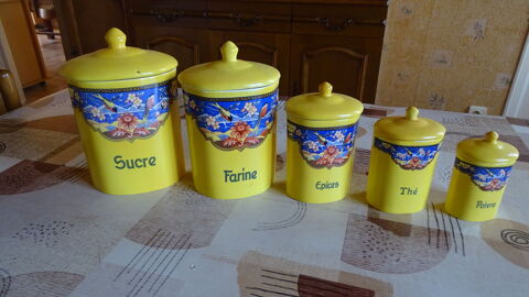 S�rie 5 pots de cuisine ann�es 50 30 N�rondes (18)