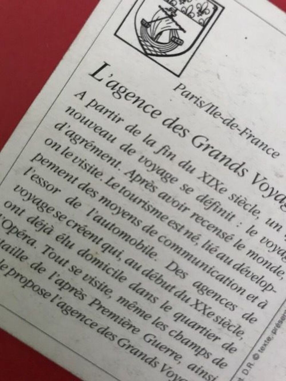 CPA L'Agence des Grands Voyages 