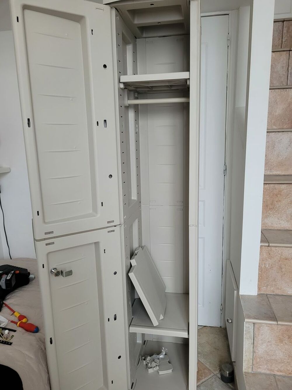 Armoire PVC de balcon ou jardin Jardin