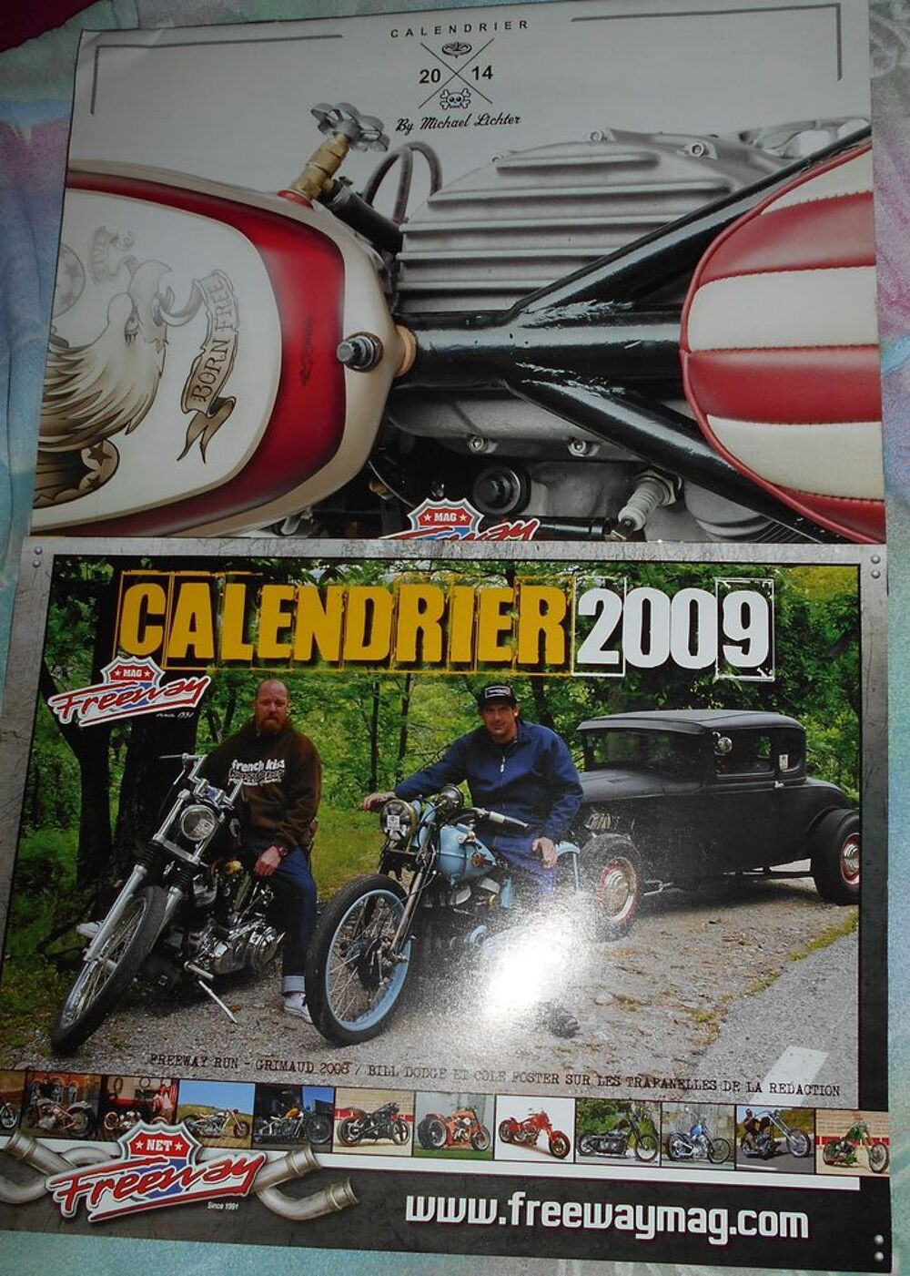 2 calendriers FREEWAY Mag de 2009 et 2014 