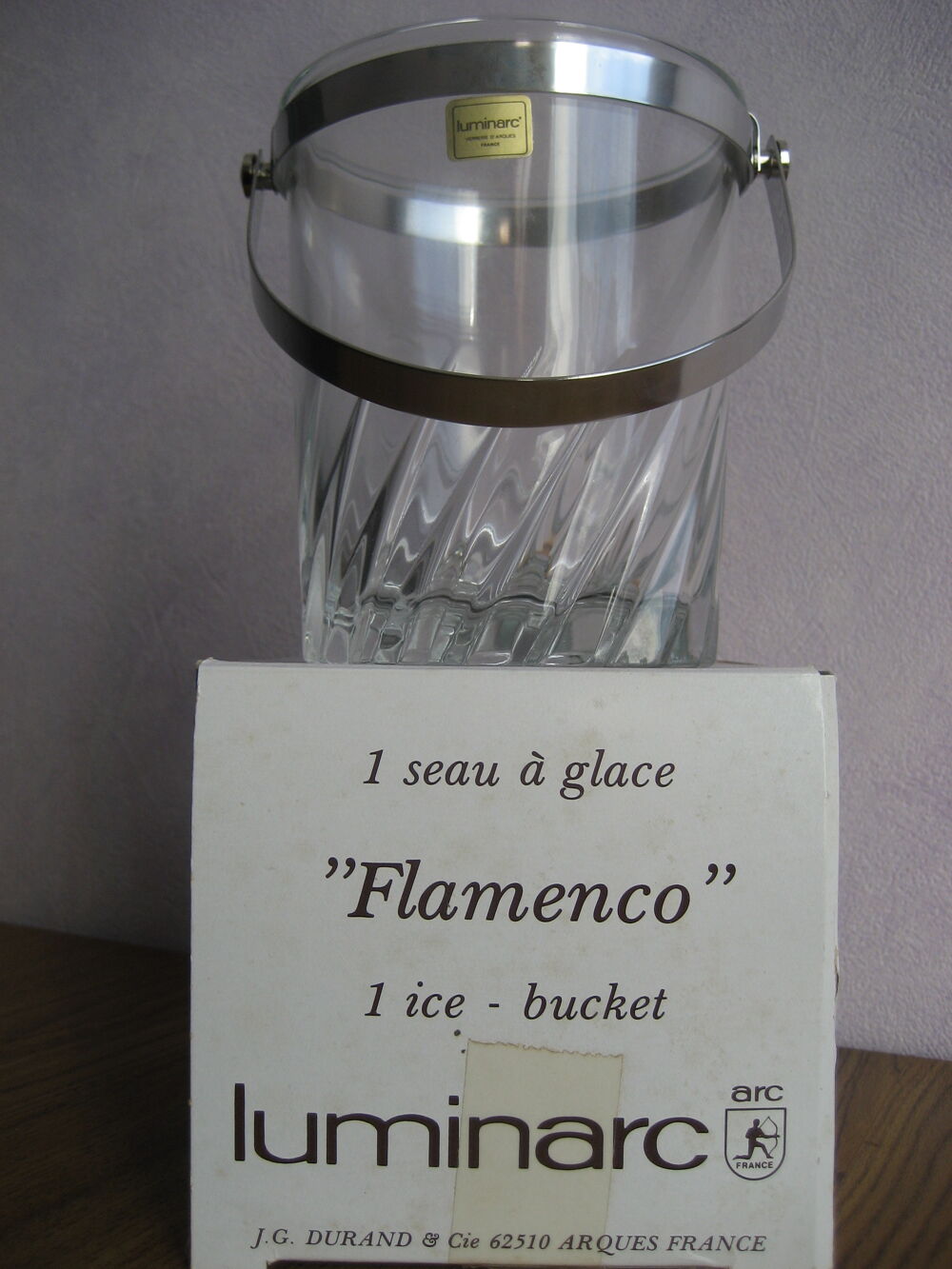 Seau &agrave; glace Luminarc Flamenco, neuf Cuisine