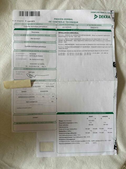 Smart Roadster Coup&eacute; Smart 82 2006 occasion Ervy-le-Ch&acirc;tel 10130
