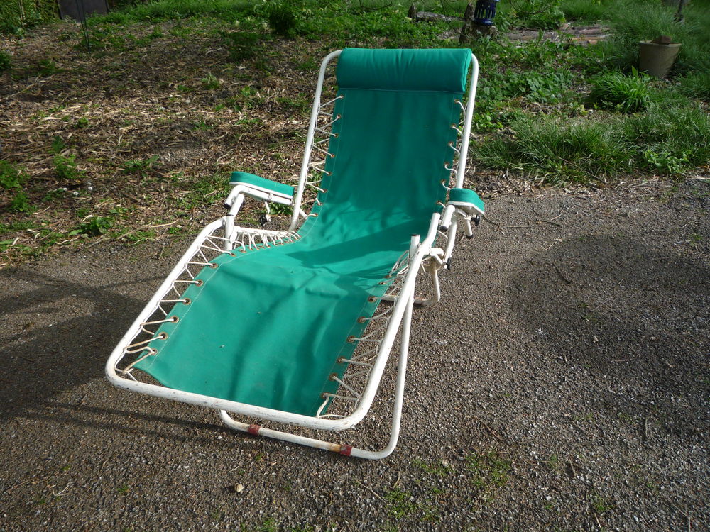 Chaise longue/transat vintage (G) 