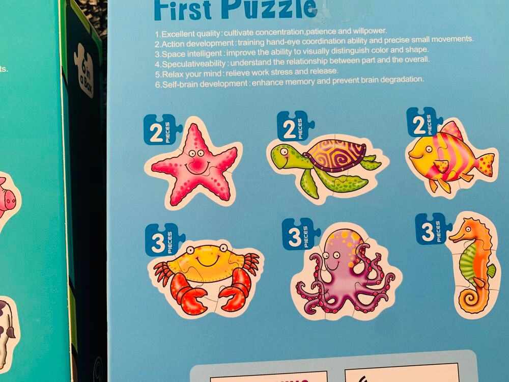 3 boites de 6 puzzles
Neuf jamais ouvert Jeux / jouets