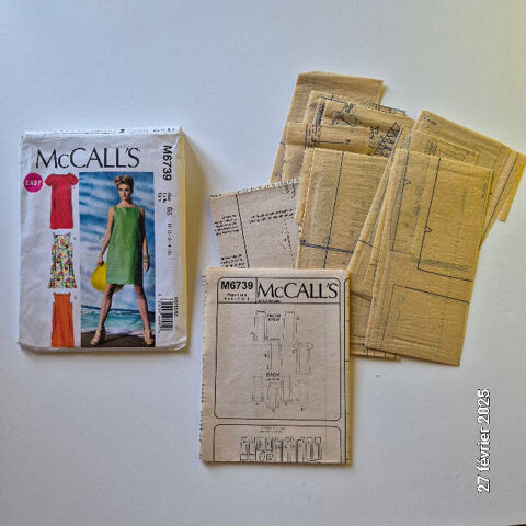 Robe pour jeune femme McCall's 6739 complet, non utilis�  - 5 Saumur (49)