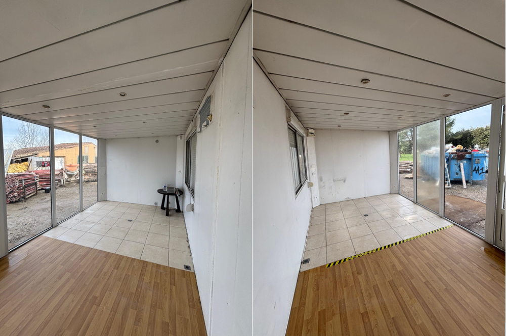 Bungalow / Algeco d'occasion, en tr&egrave;s bon &eacute;tat Meubles