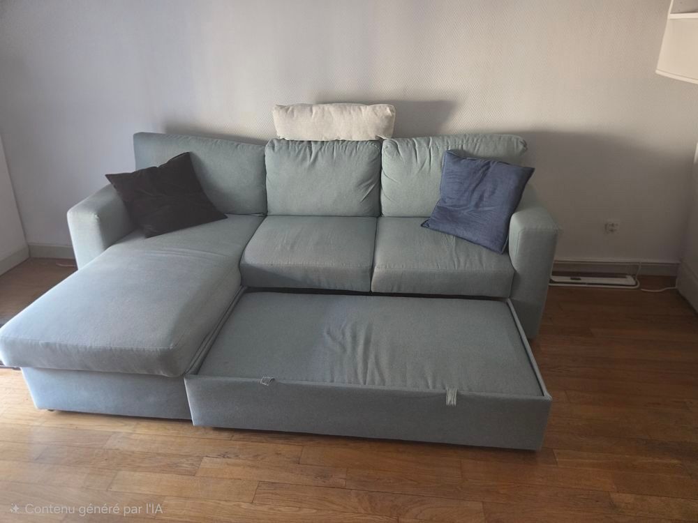 Canap&eacute; convertible d'angle avec m&eacute;ridienne IKEA B&Aring;RSL&Ouml;V Meubles
