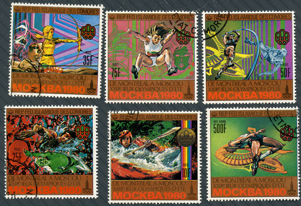 22 Jeux Olympiques d'Et&eacute; - Moscou 1980 