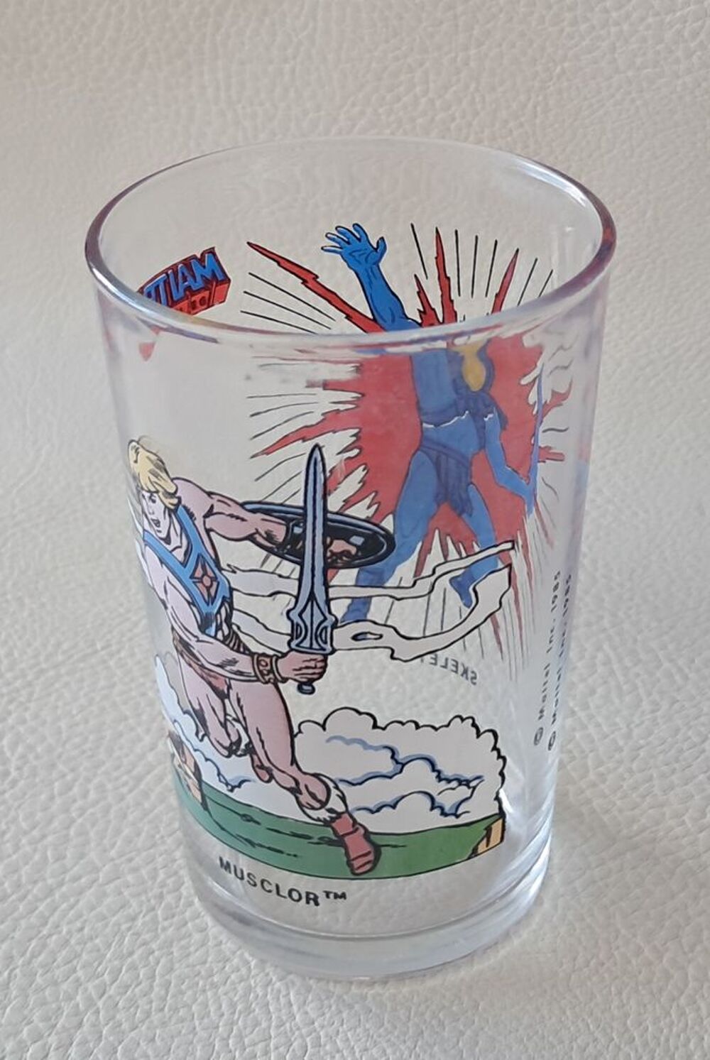 verre &agrave; moutarde vintage collector les ma&icirc;tres de l'univers 