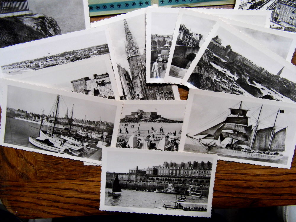 CPA 12 carte postale Mes souvenirs de St Malo photos marine bateaux 