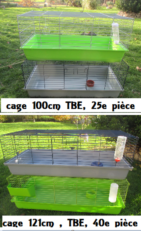 cage pour rongeur , 100cm, en tbe 25 18340 Levet