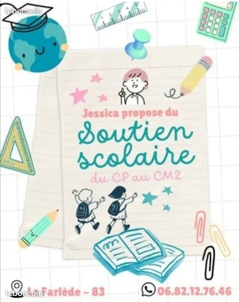 Soutiens scolaire et aide aux devoirs du CP au CM2 0 83210 La farl�de