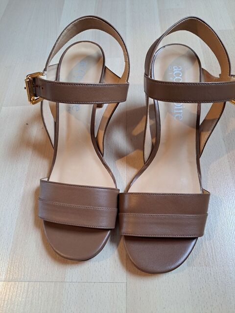 Sandales 41 Accessoire Diffusion  talon 8 cm marron, 50 Nice (06)