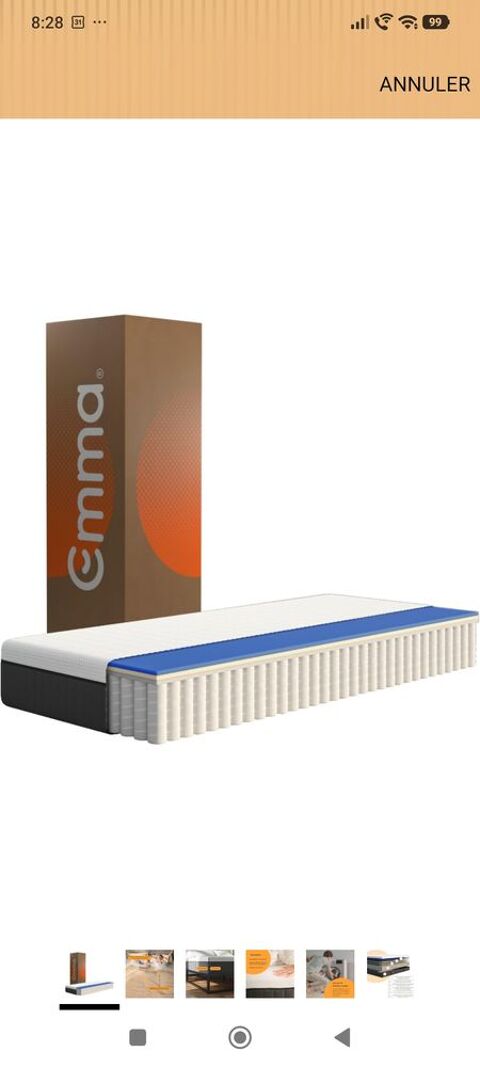 2 Matelas Emma neufs, Noironte (25)