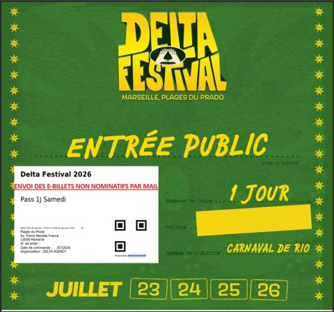 2 billets pour Delta Festival samedi 25 juillet à Marseille 40 Marseille 8 (13)