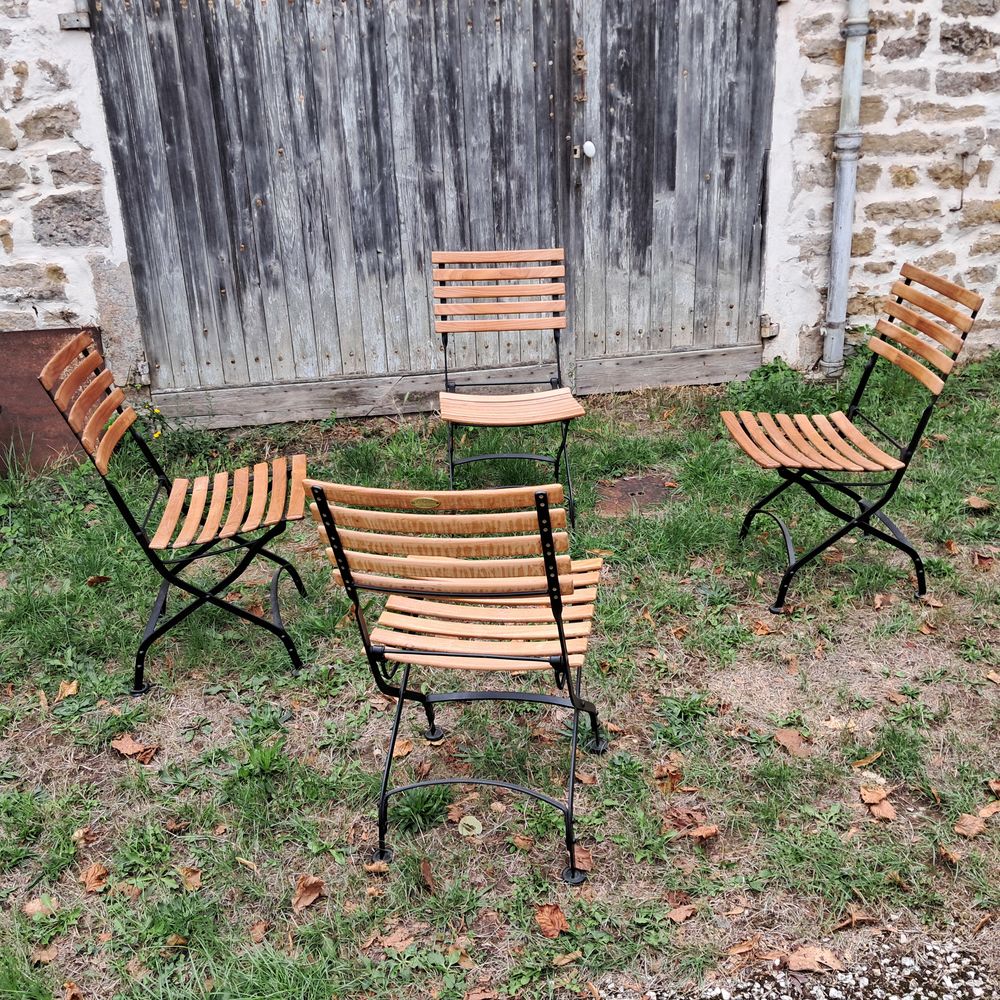 Chaise pliable en bois pour jardin Meubles