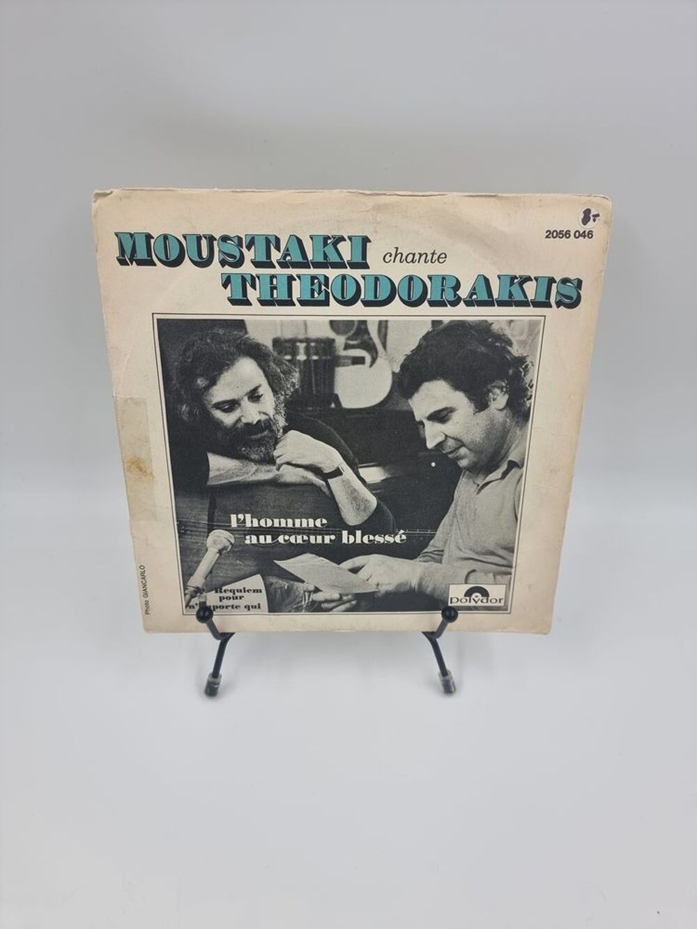 Vinyle 45 tours Moustaki Chante Theodorakis : L'Homme au... CD et vinyles