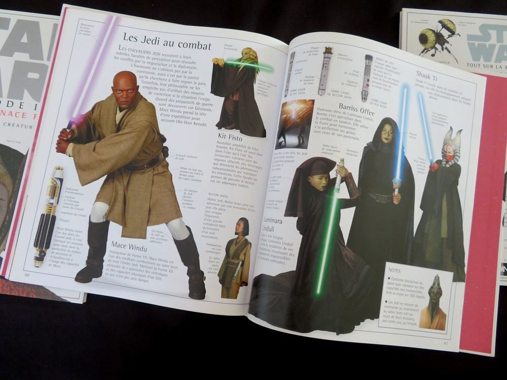 Lot 3 livres Star Wars Pr&eacute;logie Nathan rare collection Jedi Livres et BD