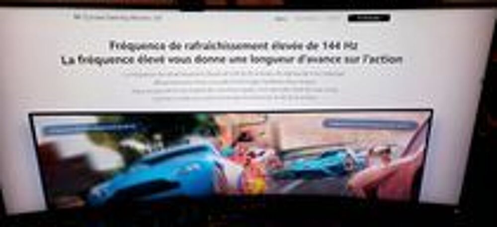Ecran PC Xiaomi 34" incurv&eacute; - gamer 144Hz - 21/9 Matériel informatique