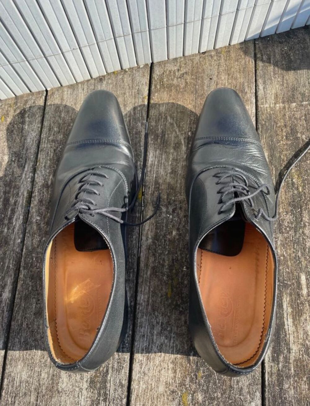 Chaussures homme pointure 42 noires Richelieus Bexley Chaussures