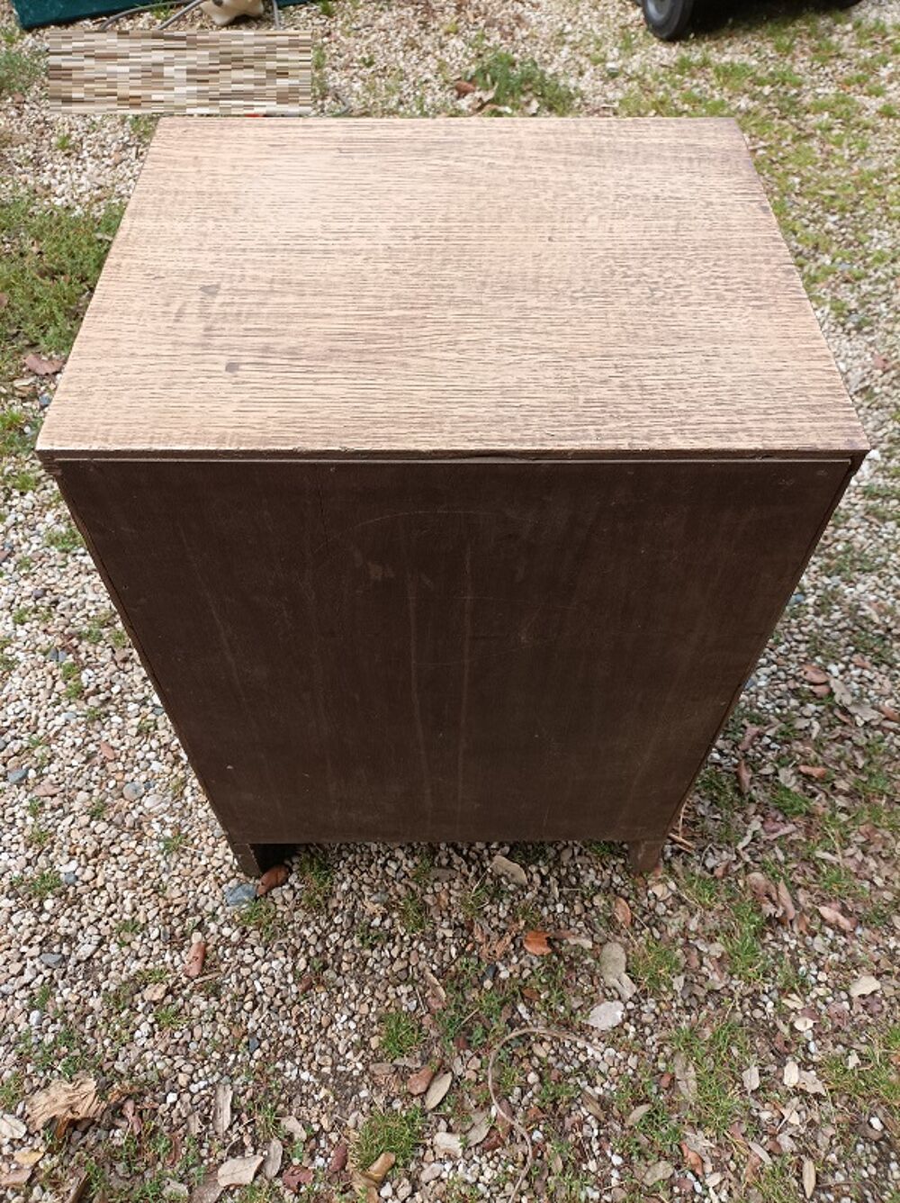 Table de nuit chevet bois tiroir porte dpm 0923001 Meubles