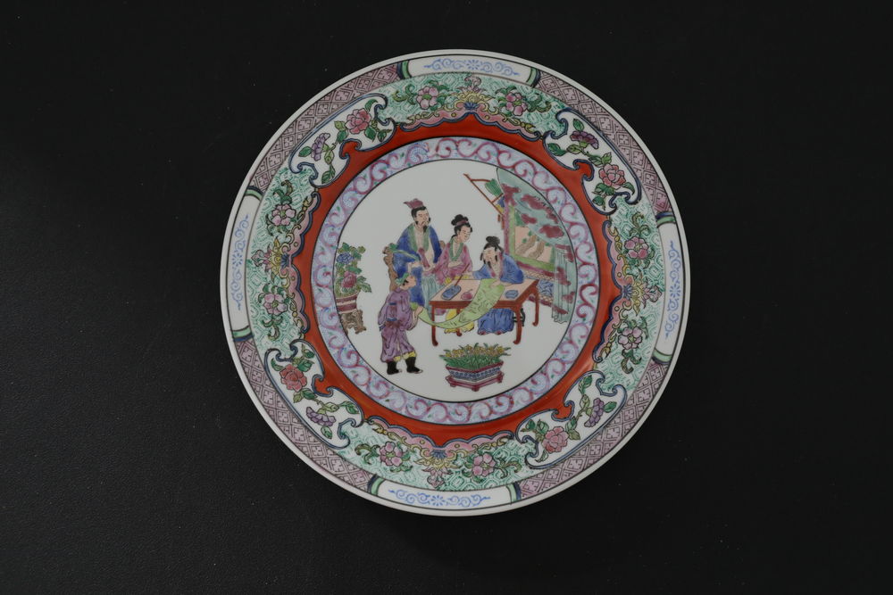 ASSIETTE CHINOISE 4 PERSONNAGES 