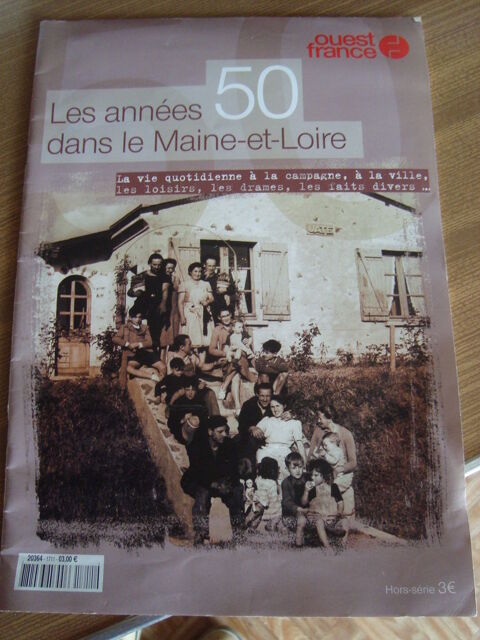 Livre ,les ANNEES 50 EN MAINE ET LOIRE 4 Villevêque (49)