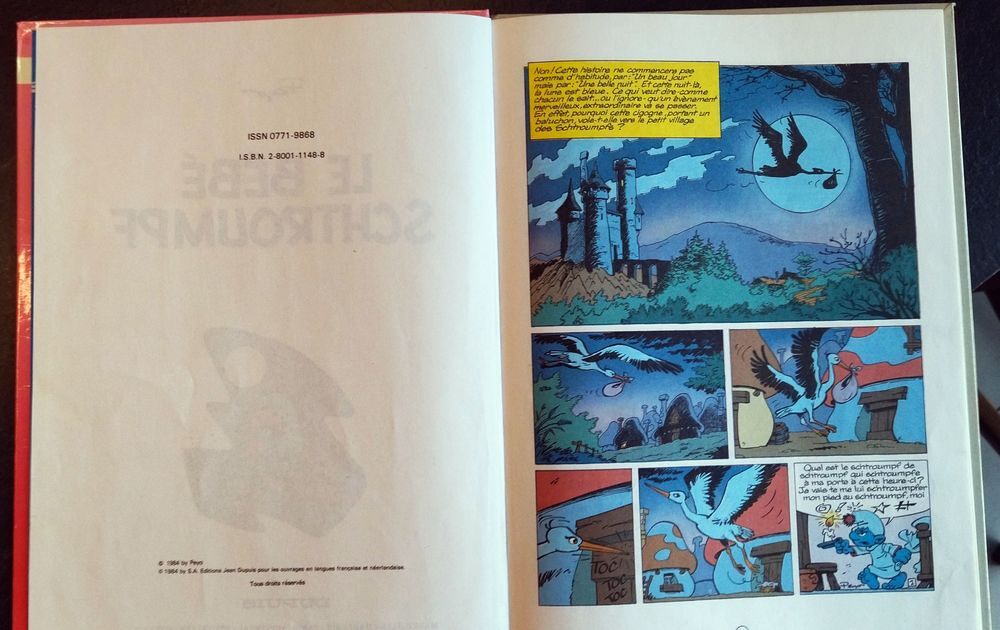 BD Schtroumpf, 4 aventures Livres et BD