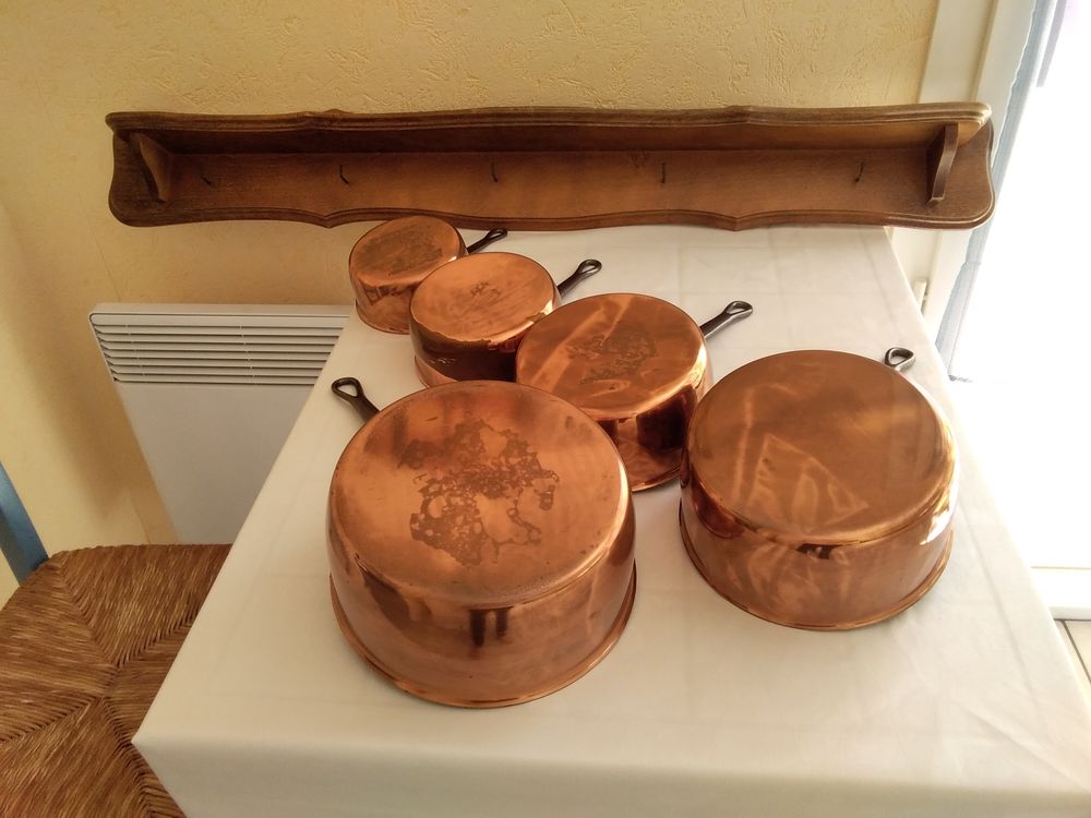 S&eacute;rie de Casserole en cuivre Décoration