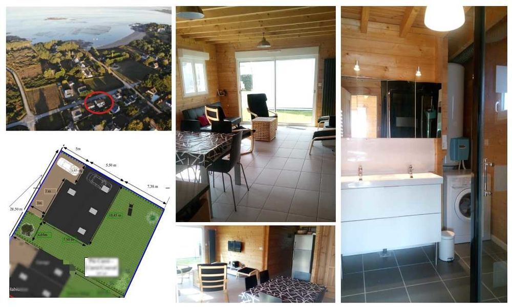 Vente Maison RARE Pénestin, Maison bois 2018, 3 chambres, vie de plain-pied, plage à   200m Pénestin