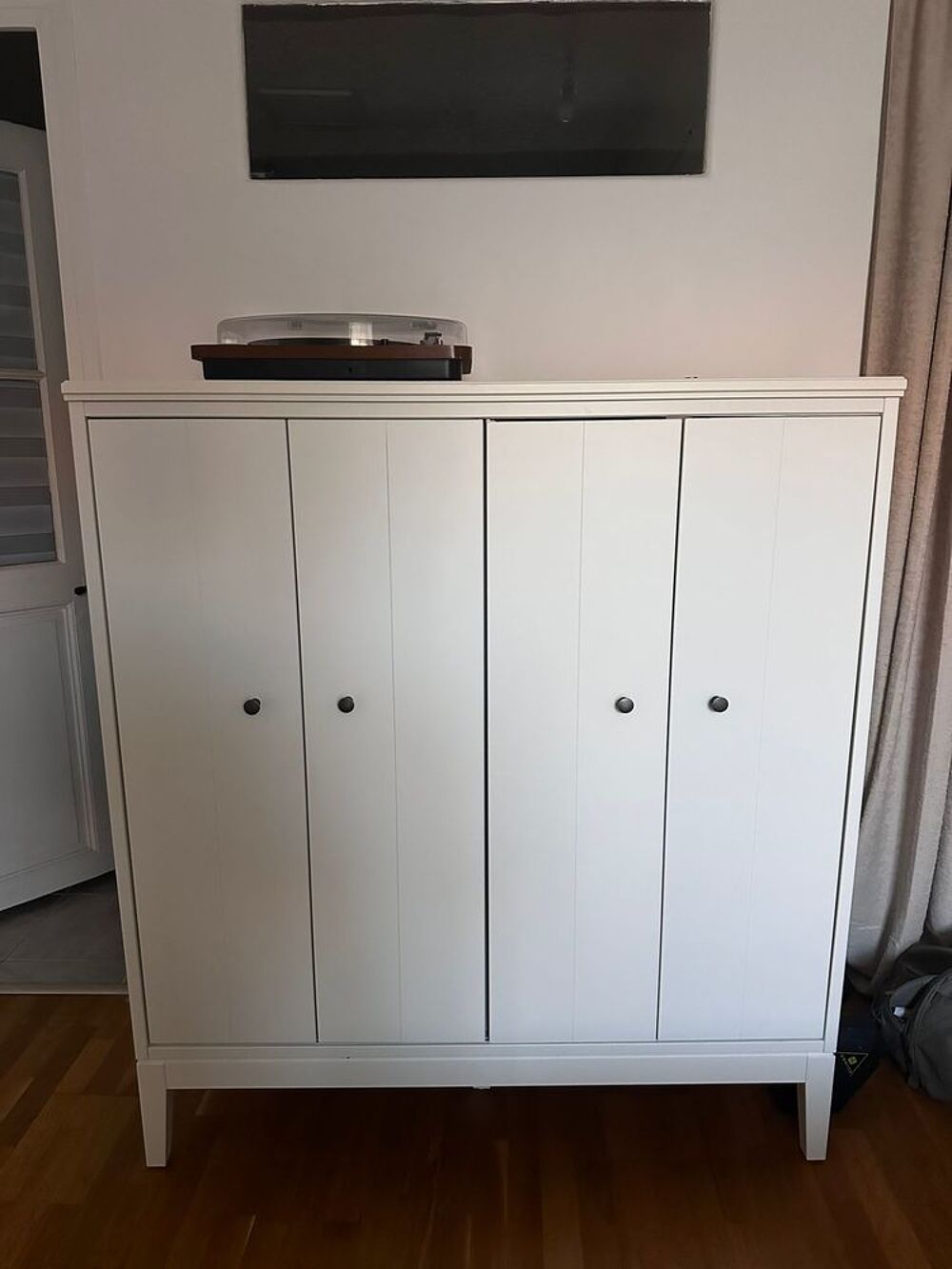 Meuble IKEA IDAN&Auml;S blanc &agrave; portes pliantes - comme neuf Meubles