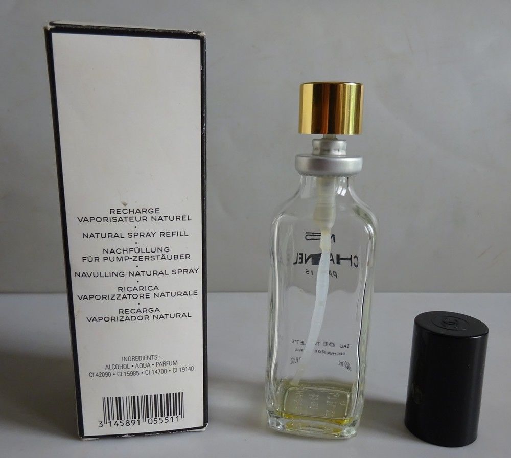 Flacon vapo vide N&deg;5 CHANEL 50ml avec bo&icirc;te 