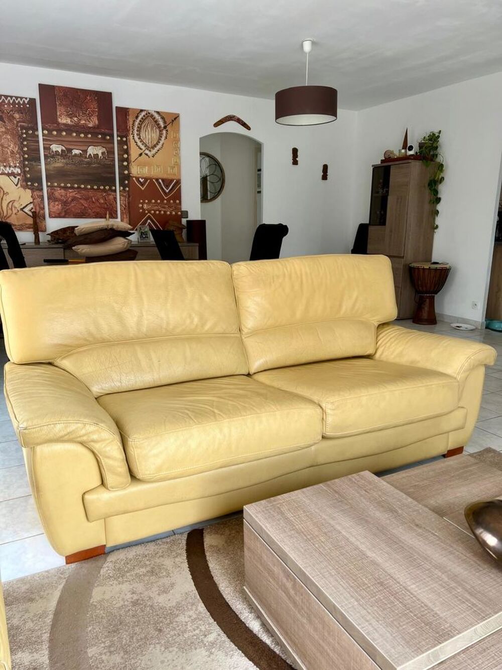 Salon en cuir Meubles