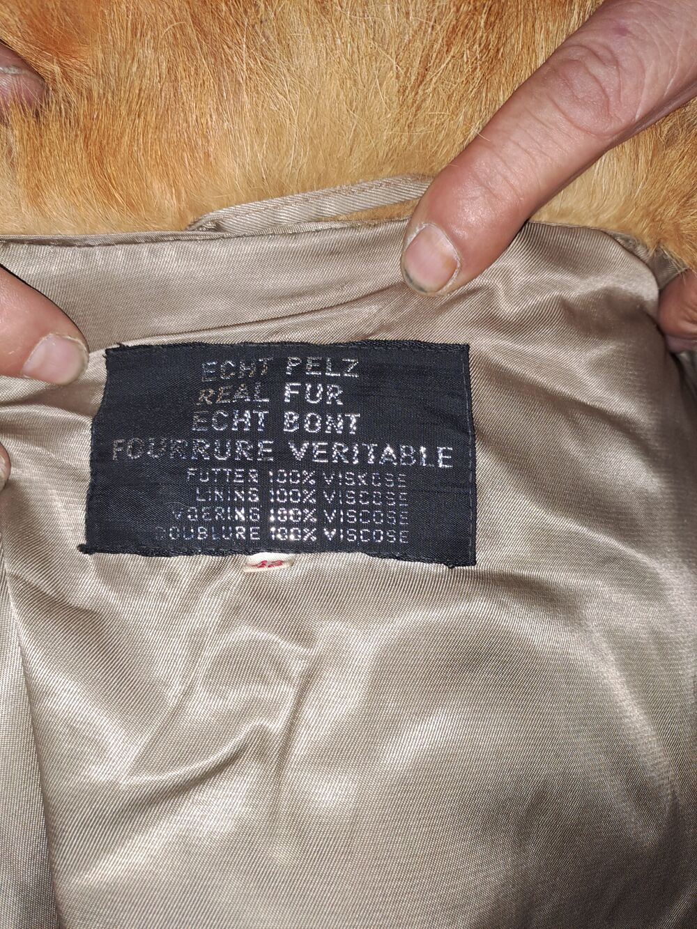 Manteaux femme v&eacute;ritable fourrure de renard Vêtements