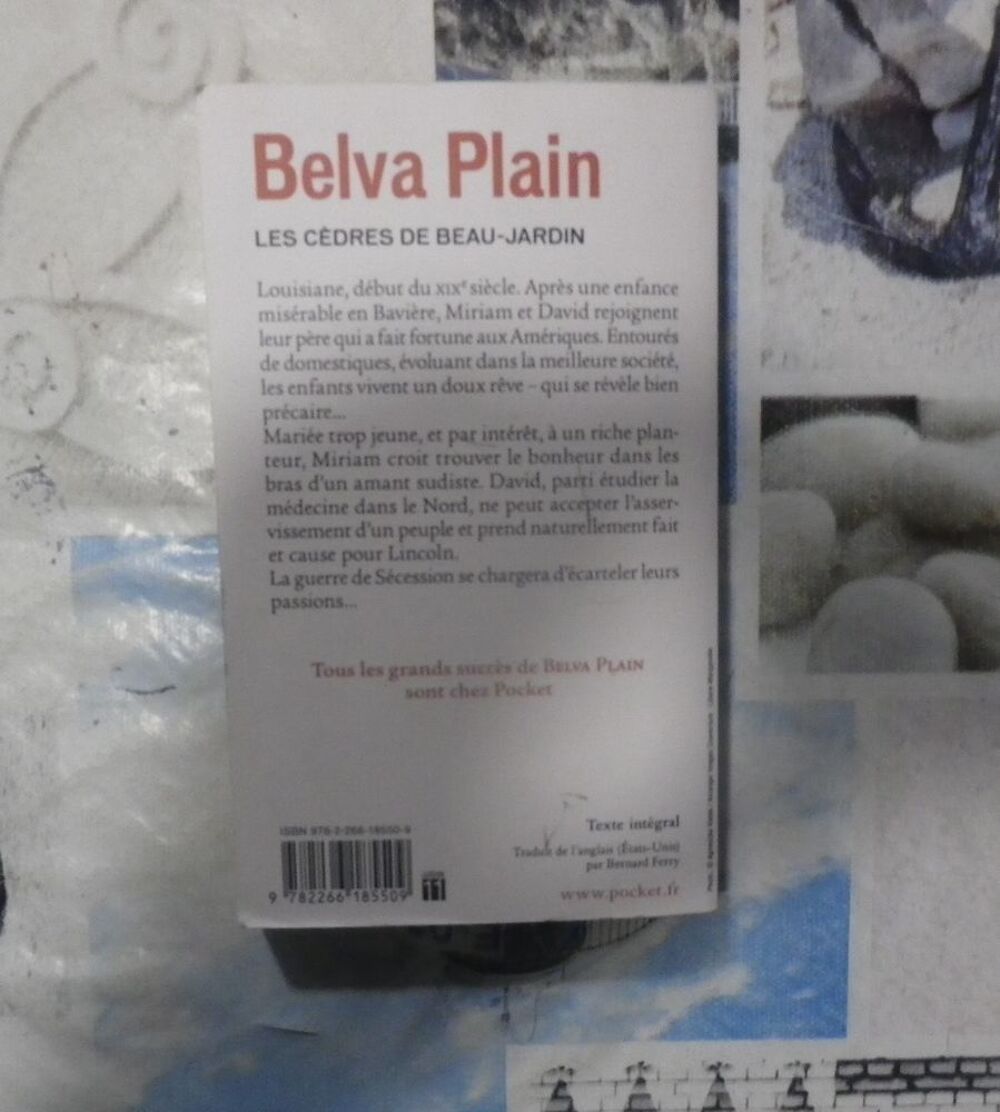 LES CEDRES DE BEAU-JARDIN de Belva PLAIN Ed. Pocket Livres et BD