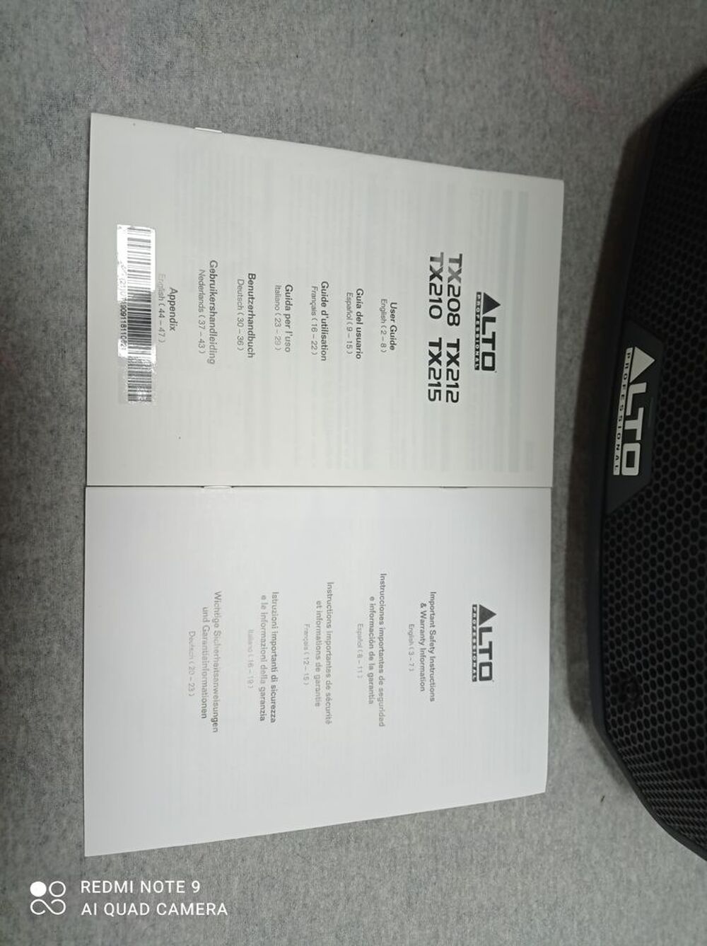 Enceinte active Alto TX 215 Audio et hifi