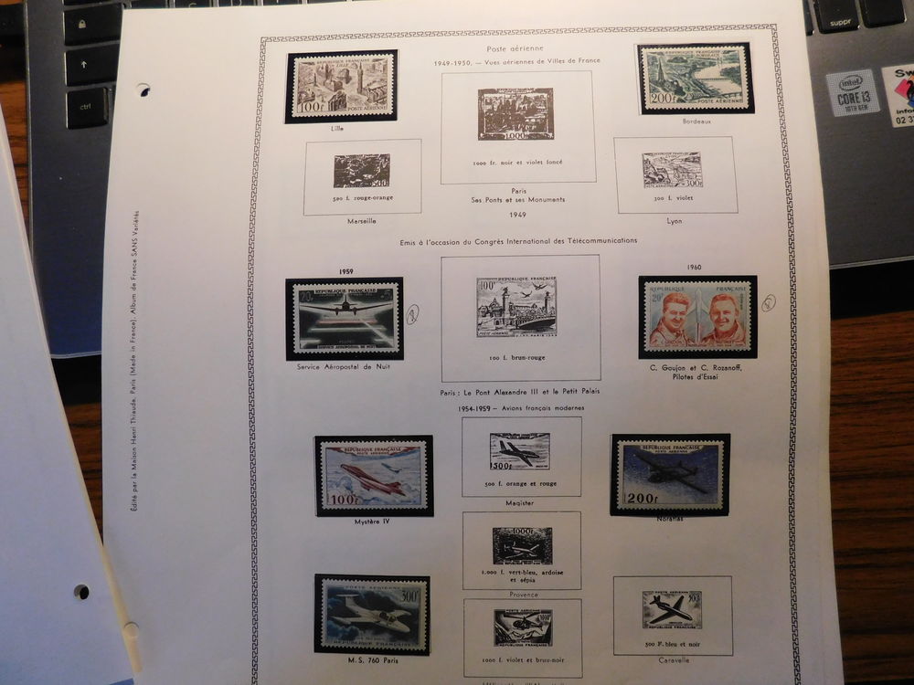 Timbres aviation 
