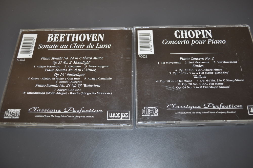 Lot de CD avec entre autre Chopin CD et vinyles