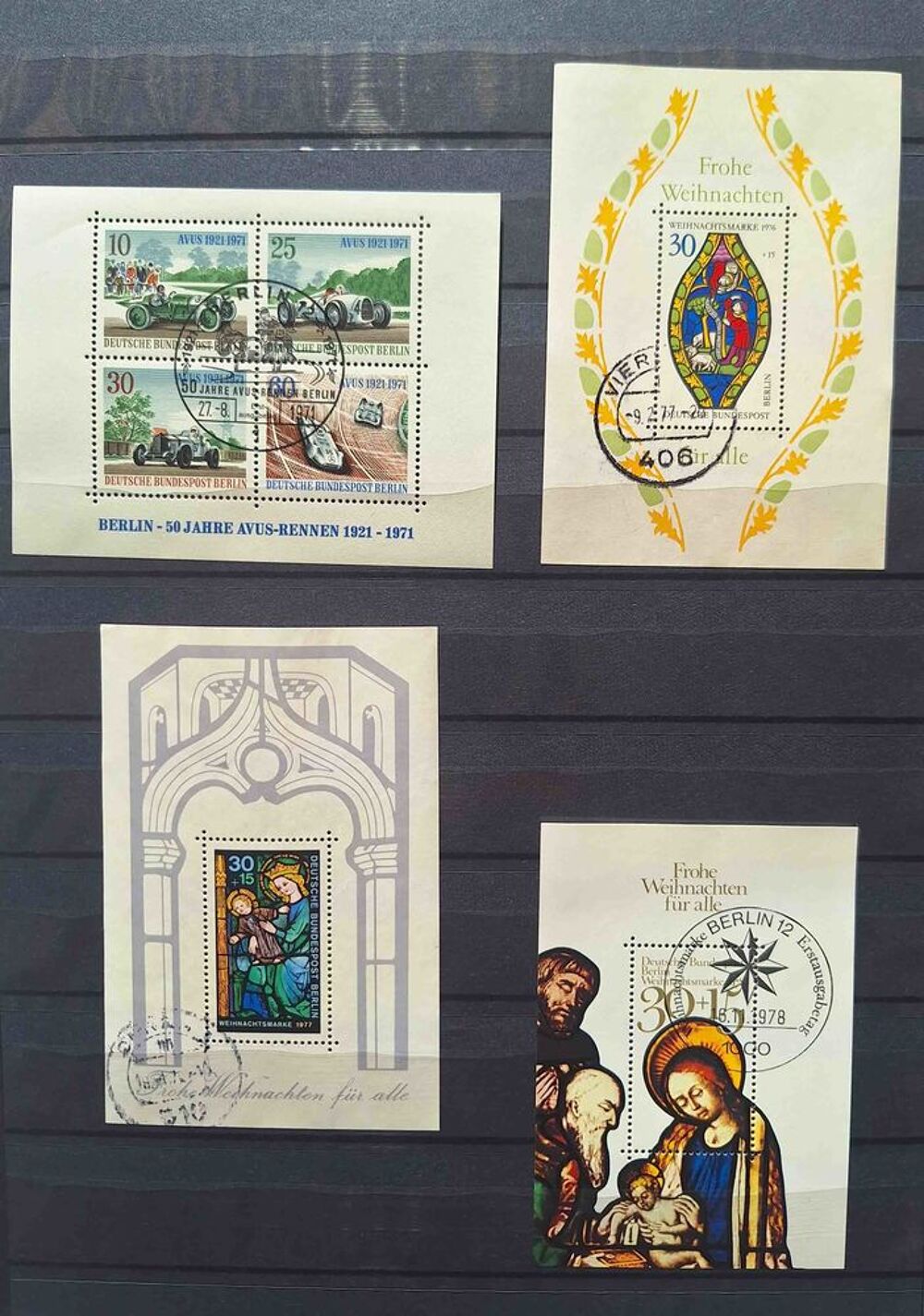 S&eacute;rie de timbres de collection d'Allemagne bis 