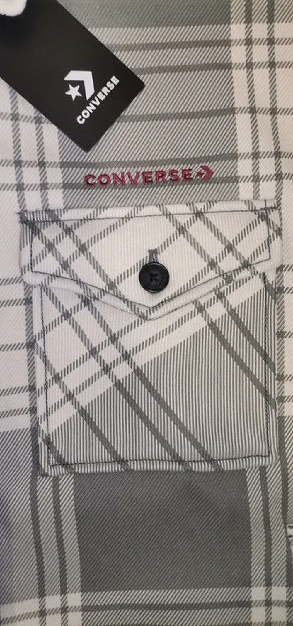 Surchemise chaude neuve oversize Converse taille L Vêtements