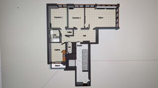  Appartement � vendre 3 pi�ces 82 m� Thonon-les-bains