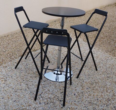 Table haute avec 3 chaises 55 Saint-Brice (16)
