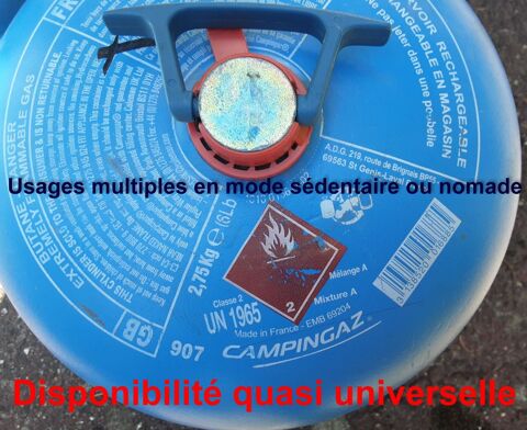 Rservoir CAMPING GAZ INTERNATIONAL  type 907 NEUF et PLEIN  50 Pontoise (95)