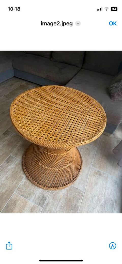 Table ronde en Rotin 350 Vernouillet (28)