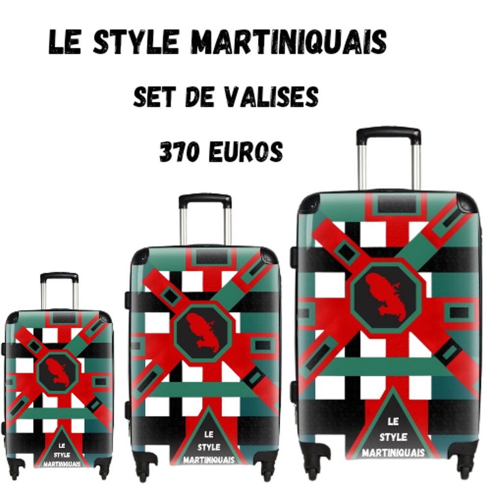 Set de valise le style martiniquais Maroquinerie
