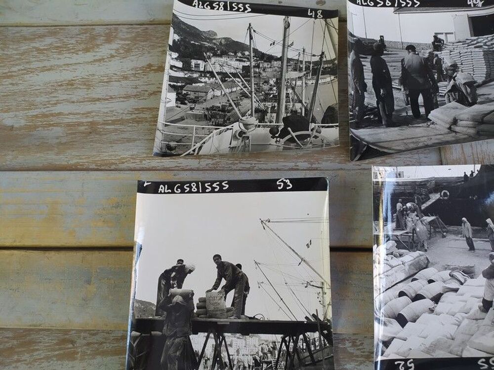  Lot 81 Photographies Alg&eacute;rie Chantier Construction 1957-58 