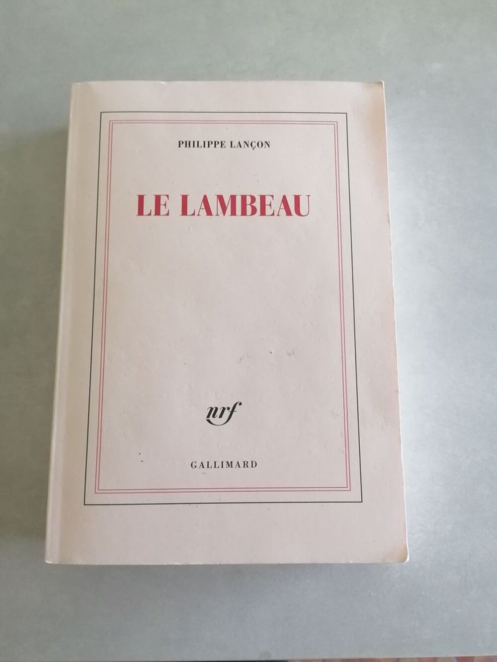 Le lambeau Ph. Lan&ccedil;on Livres et BD