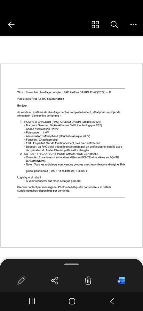 pompe à  chaleur et radiateurs Barjac (30)