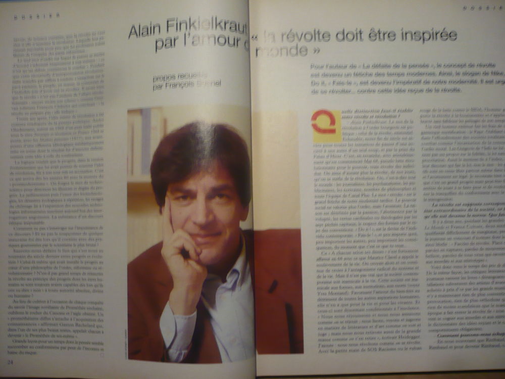 MAGAZINE LITT&Eacute;RAIRE N&deg; 365 - &Eacute;LOGE DE LA R&Eacute;VOLTE - Mai 199 Livres et BD